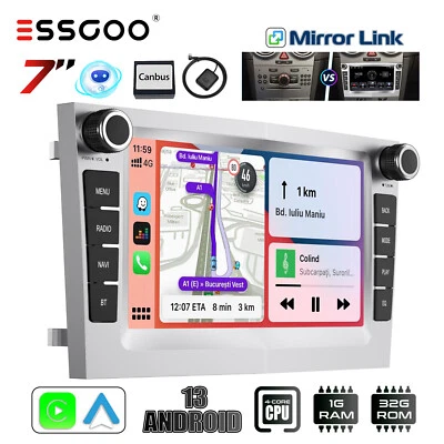 Android 13 32G Carplay Stereo For Vauxhall Astra Corsa Vectra GPS Navigation RDS - Image 1 of 4