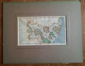 Antique hand-tinted engraved map of Suffolk 1808, Capper's Topog Dict, H Cooper - Picture 1 of 3