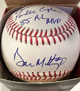 Don Mattingly Autographed OML Ball W/ 4 Inscriptions - JSA - Yankee Captain - Picture 1 of 2