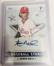 2022 Topps 1st Edition - AARON NOLA -  Baseball Stars Auto 072/125