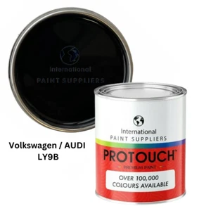 AUDI LY9B NEGRO BRILLANTE PINTURA EN AEROSOL PARA COCHE - ORDENADA SIN ADELGAZAR - Imagen 1 de 9