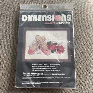 Dimension #6520 Ballet Memories By Daniel Gorman New! 7x5” 1987 - Picture 1 of 2