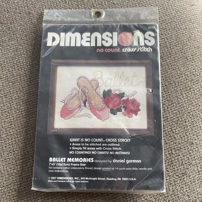 Dimension #6520 芭蕾回忆 Daniel Gorman 全新! 7x5英寸1987 — 第 1/2 张图片