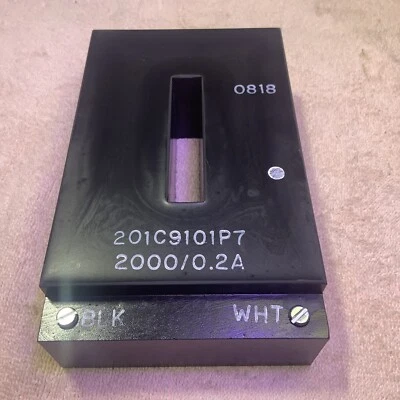 GE 2000/0.2A  Current Sensor Transformer 201C9101P7 2000amp - Image 1 of 4