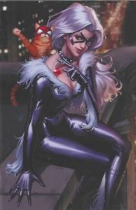 Amazing Spider-Man #33 Ejikure schwarze Katze exklusive jungfräuliche Variante Marvel 2023 - Bild 1 von 1