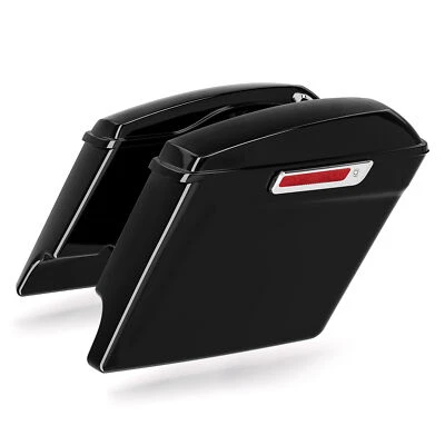 5" Stretched Hard Saddlebags Fit For Harley Softail Heritage Classic 1984-2017 - Image 1 of 4
