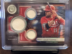 2024 Tribute Joey Votto Green Triple Patch Relic /199 Game Used Reds - Picture 1 of 5