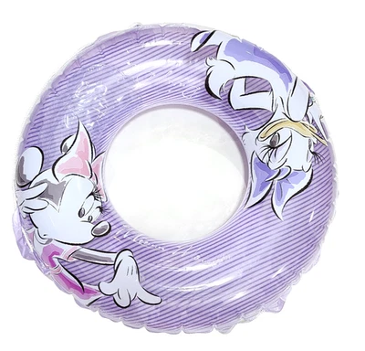 Disney Minnie Mouse y Pato Margarita Inflable Anillo de Natación Flotador 90cm con Cuerda Foto 1 de 4