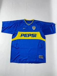 camiseta fútbol BOCA JUNIORS (argentina) home NIKE 2003 #9 tevez t.l (10/10) - Picture 1 of 5