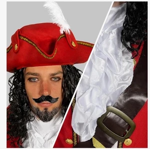 Disfraz de Pirata MED Adulto 7 Piezas Halloween Juegos con disfraces Teatro Capitán Morgan - Imagen 1 de 9