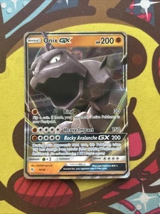 Pokemon Onix GX 36/68 - SM Hidden Fates - Half Art - Picture 1 of 2