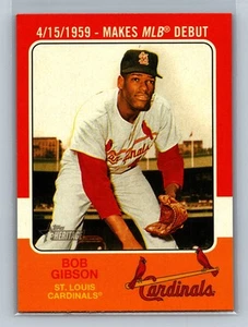 2024 Topps Heritage High Number Bob GIbson 1975 Retires - Picture 1 of 2