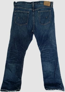 Polo Ralph Lauren Hampton Straight Herren 34x32 Selvedge Latzhose Dark Whiskers - Bild 1 von 17
