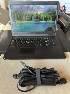 Dell Latitude E5550 15" i7-5600U/16GB RAM/512GB SSD/NVIDIA/W10 Pro Laptop READ - Picture 1 of 12