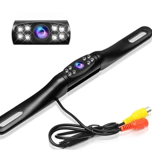 Telecamera di Backup Targa, Impermeabile 170° Vista Posteriore Retrocamera Ni... - Foto 1 di 9