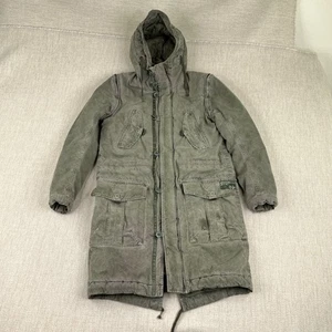 Diesel Gentle Machine Agility Fishtail Parka Jacket Coat Mens S Military Green - Picture 1 of 22