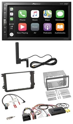 Pioneer USB 2DIN Bluetooth DAB Lenkrad Autoradio für VW T5 Golf Tiguan Touran 20 - Bild 1 von 4