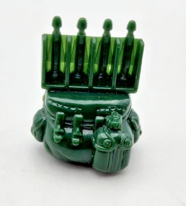 Vintage 1988 3.75" GI Joe Bazooka Dark Green Backpack Original Accessory s52 - Picture 1 of 2