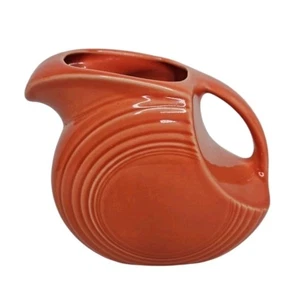 Fiesta Ware By Homer Laughlin Persimmon 64 Ounce Disc Pitcher - Picture 1 of 5