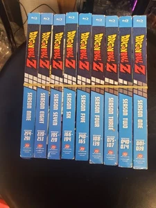 Dragon Ball Z: Seasons 1-9 Complete Blu-ray Set Funimation w/ All Slipcovers - Imagen 1 de 5