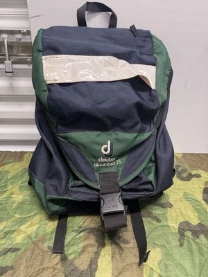 Deuter Air Comfort 25 Blue Green Black Backpack 15” X 12” - Image 1 of 4