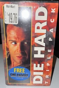 Die Hard Triple Pack VHS 3-Tape Set SEALED Bruce Willis VTG - Picture 1 of 6