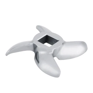 (12) 1 Stück Edelstahl Fleischwolf Klinge Fleischwolf Messer Ersatz Zubehör - Bild 1 von 22