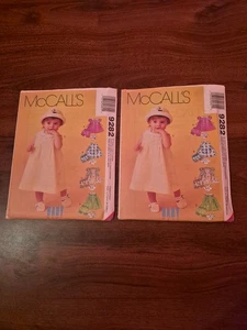 VTG McCall's 9282 Baby Wear Infant Dresses, Panties and Shoes SZ: Sm-Xlrg UC FF - Picture 1 of 6