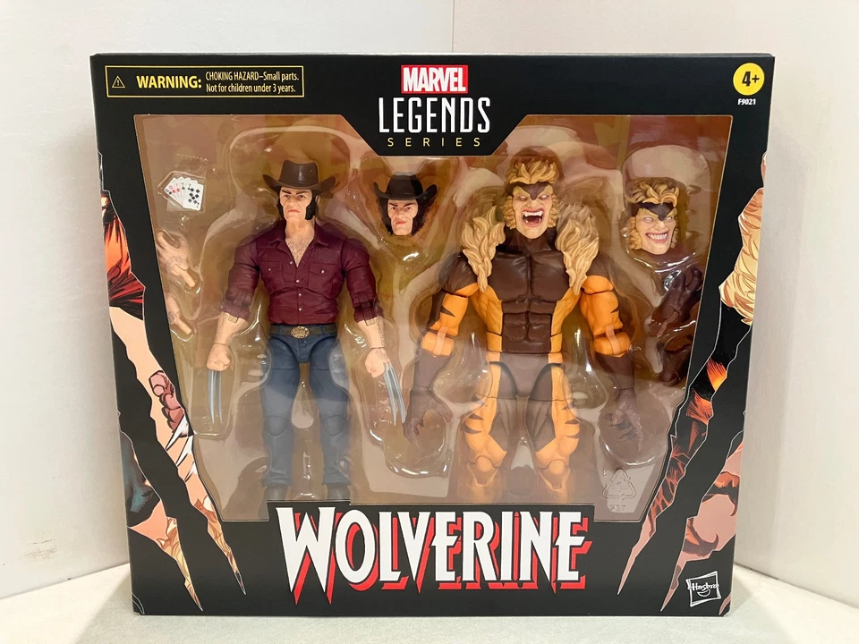 Marvel Legends Logan vs Sabretooth 2-pack Wolverine 50th Anniversary Hasbro 2024