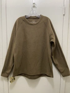 CABELA'S POLARTEC XLT fleece long sleeve crew PULLOVER SWEATER thermal - Picture 1 of 3