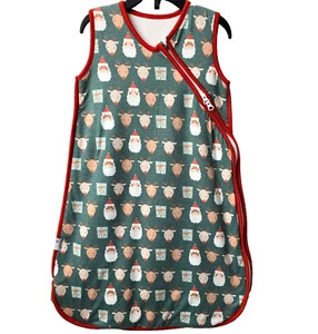 Copper Pearl Sleep Sack Baby 0 6 month Infant Christmas Santa Reindeer Holiday - Picture 1 of 7