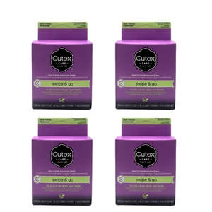 Cutex Care Swipe & Go Nail Polish Remover - No Spills or Mess, 10 Ct Each (set o - Picture 1 of 4