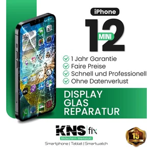 iPhone 12 Mini Przednie szkło Naprawa Szkło wyświetlacza Wymiana ✅ 24 godziny | Tanio - Zdjęcie 1 z 5