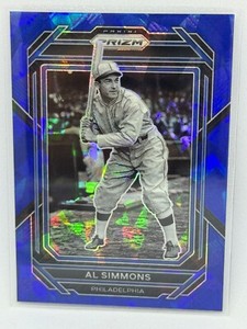 Al Simmons Blue Cracked Ice Prizm 2023 Panini Prizm Baseball No. 220