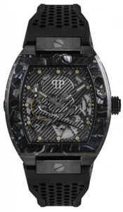 Automátic Reloj de Hombre PHILIPP PLEIN THE SKELETON PWBAA0221 Silicona Negro - Imagen 1 de 1