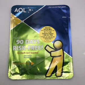AOL America Online CD - SEALED - 90 Days Risk-Free software - rare - Picture 1 of 2