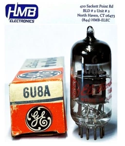 GE 6U8A VACUUM TUBE - Picture 1 of 1