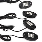 VAG LED Rock Light Kits 4 Pods For Truck UTV ATV With Dimmer Switch