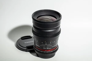 Rokinon 35mm T1.5 Cine AS UMC II Manual Focus Lens for Canon EF (B47 - 35253) - Picture 1 of 3