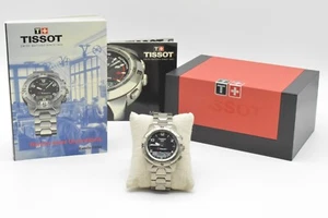 Tissot 1853 T Touch II Hommes Montre Titan Argent Avec un Petit Défaut #A8 - Imagen 1 de 24