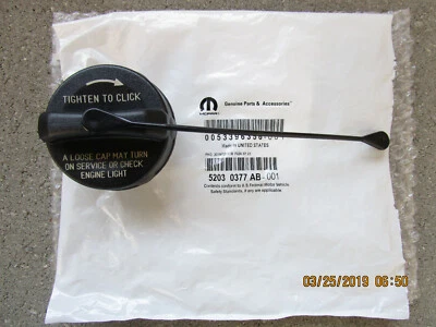 01 - 10 CHRYSLER PT CRUISER FUEL GAS TANK FILLER CAP WITH TETHER OEM BRAND NEW - Image 1 of 2
