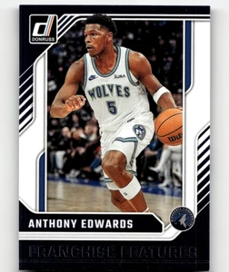 2024-25 Donruss Basketball Franchise Features #28 Anthony Edwards Timberwolves - Picture 1 of 2