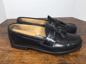 Allen Edmonds Shoes Men’s Size 12 E Camden Black Leather Tassel Loafers Dress - Picture 1 of 10
