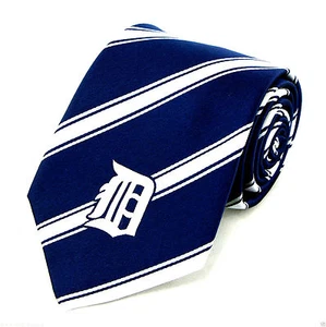 Detroit Tigers Herren Krawatte offiziell lizenziert MLB Baseball Fan blau Krawatte - Bild 1 von 3