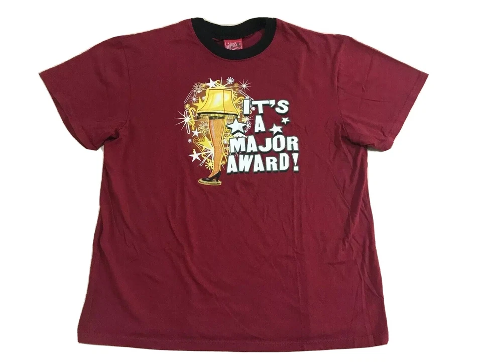 It's A Major Award A Christmas Story T Movie Themed Tee Mens Sz Medium A16 - Imagem 1 de 4
