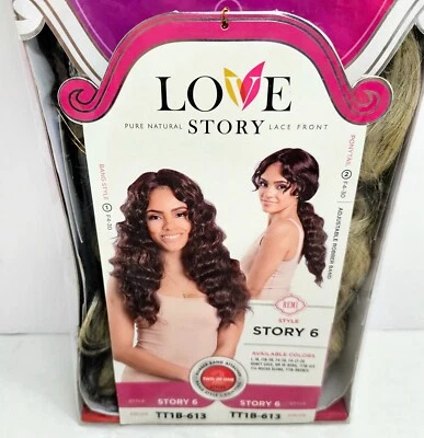 Peluca frontal de encaje Remi Bohemia natural puro - Love Story "Story 6" Foto 1 de 4