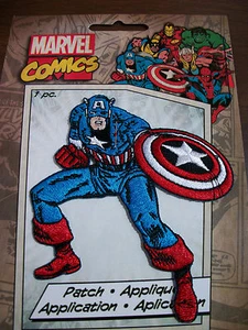 NEW CAPTAIN AMERICA IRON ON PATCH - Picture 1 of 1