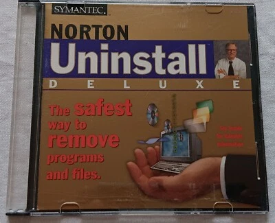 ⭐️⭐️⭐️⭐️⭐️ 1997 Norton Uninstall Deluxe by Symantec Windows PC CD-ROM - Image 1 of 2
