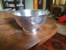 Vintage GEBELEIN Sterling Silver 6.5" PAUL REVERE Style Bowl - 455.7 g.