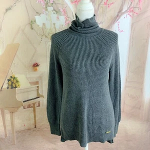 NEW Michael Kors Gray Derby Ribbed Knit Turtleneck Sweater Size XS - Picture 1 of 10